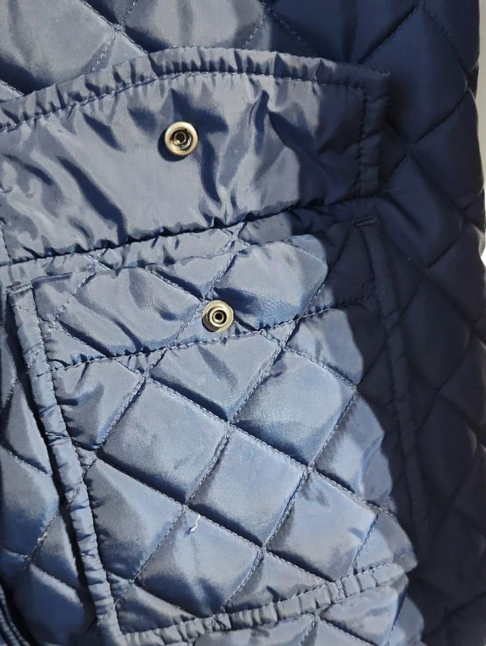 Place Navy Quilted Hooded Puffer Jacket Big Kids Sz XXL